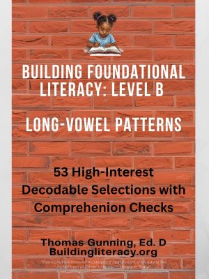 Building Foundational Literacy: Decodable Reading Selections Level B: Long-Vowel Patterns